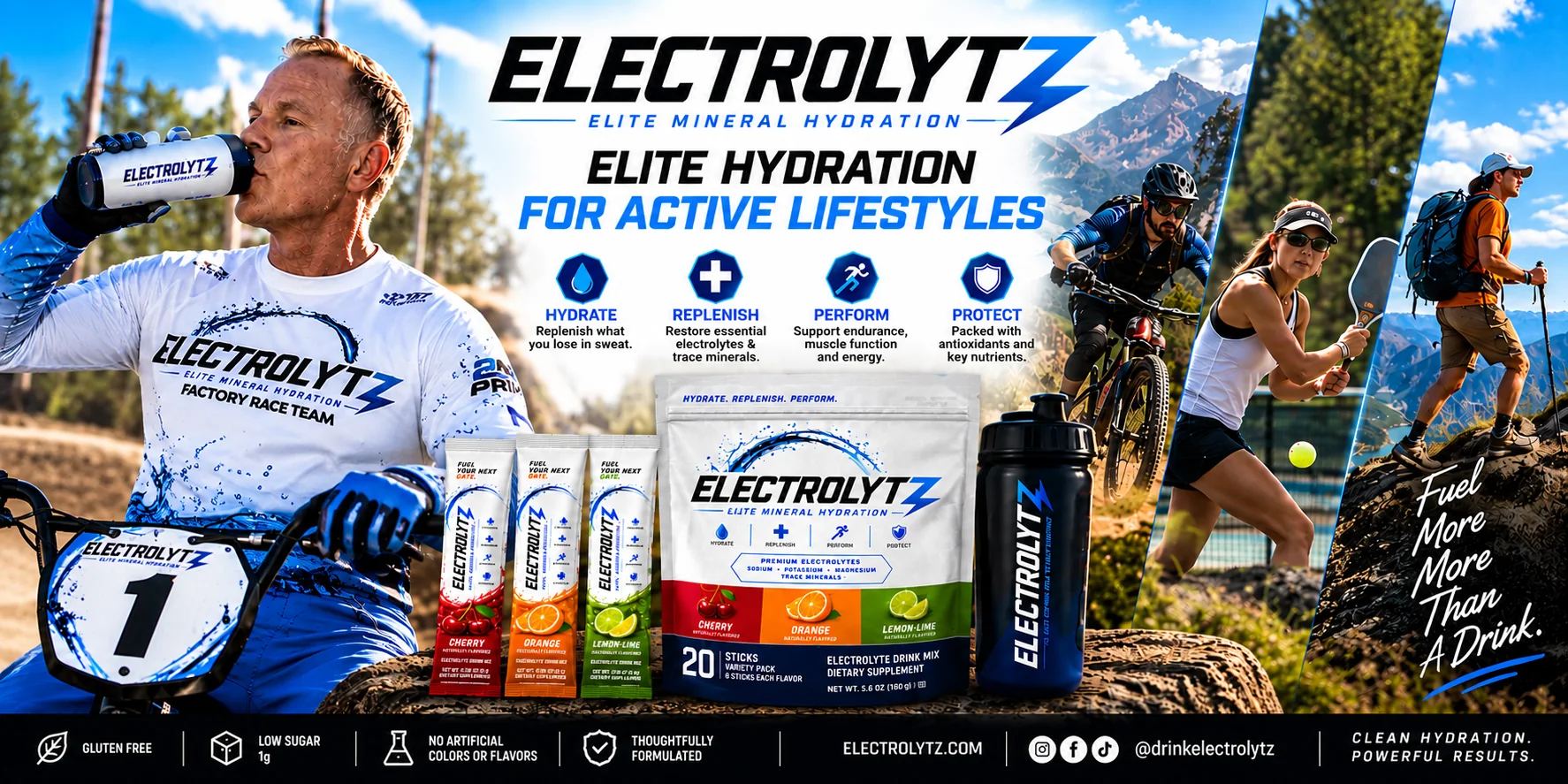ELECTROLYTZ — The official hydration of active lifestyles